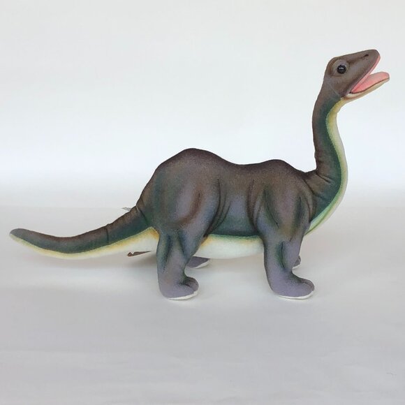 New w/ Tag Hansa Plush Brontosaurus Stuffed Animal 17.5"L (6134) - Picture 1 of 12